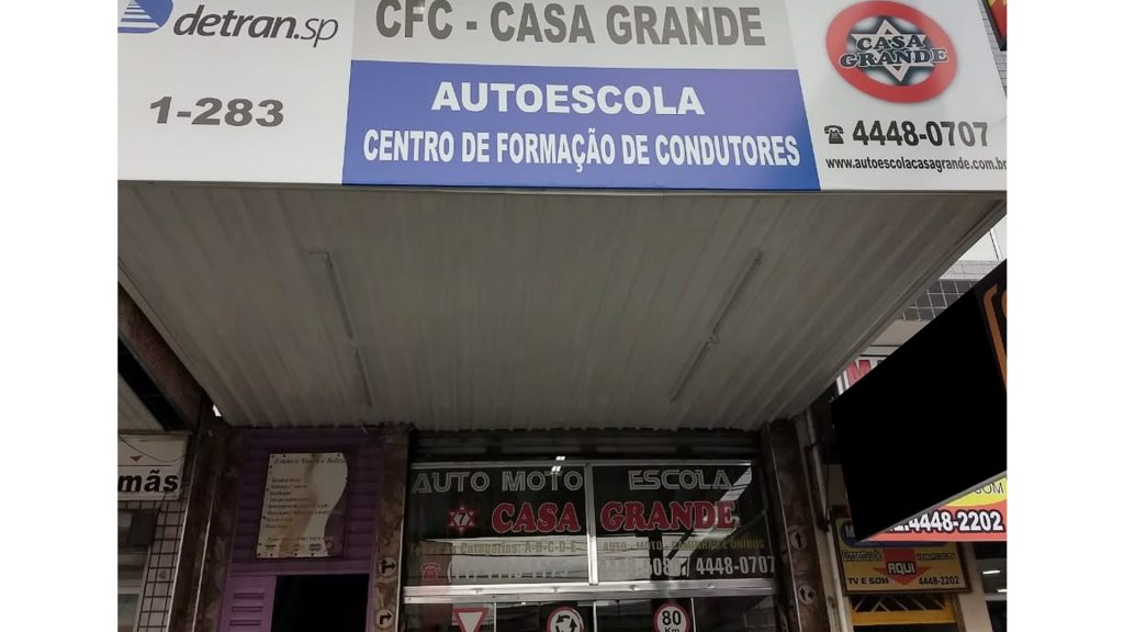 Fachada Auto Escola Casagrande Cajamar SP